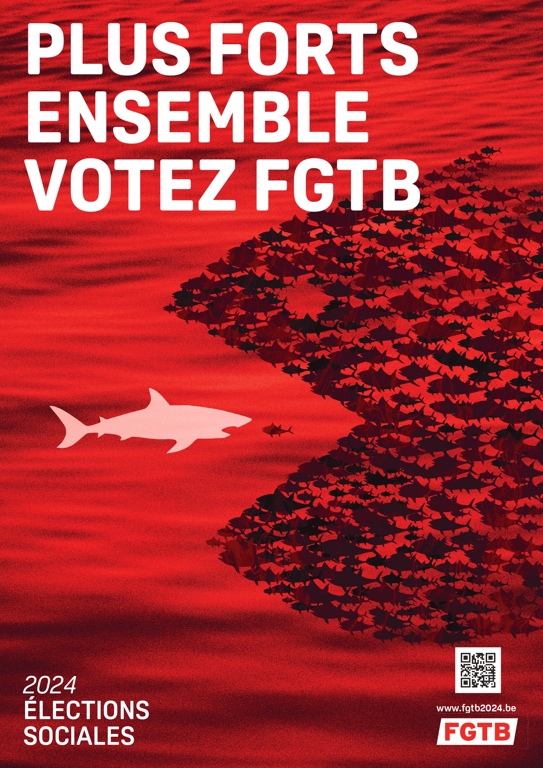 Affiche élections sociales FGTB2024
